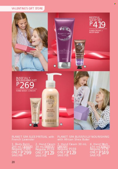 thumbnail - Avon offer  - 1.2.2023 - 28.2.2023 - Sales products - Planet Spa, hand wash, sleep set. Page 20.