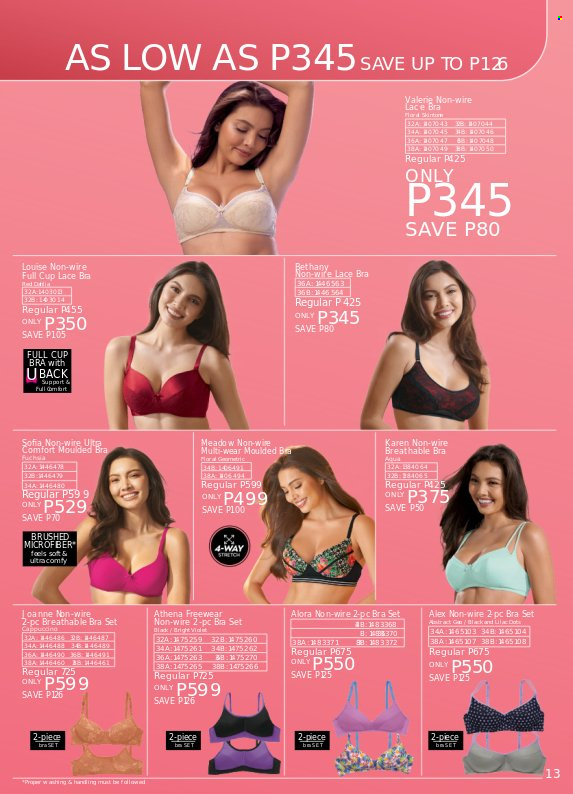 thumbnail - Avon offer  - 18.2.2023 - 28.2.2023 - Sales products - cup, bra. Page 13.