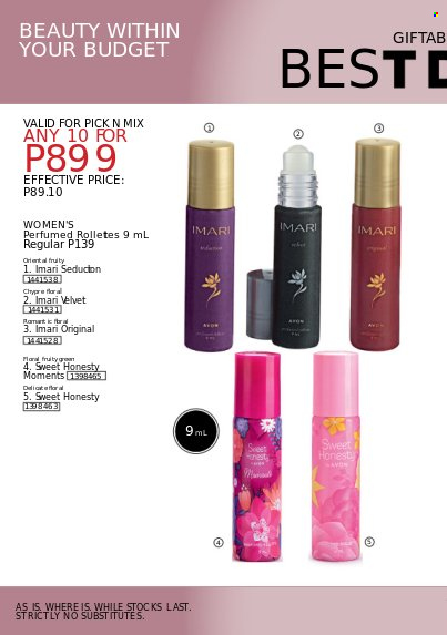 thumbnail - Avon offer  - 4.2.2023 - 9.2.2023 - Sales products - Imari. Page 10.