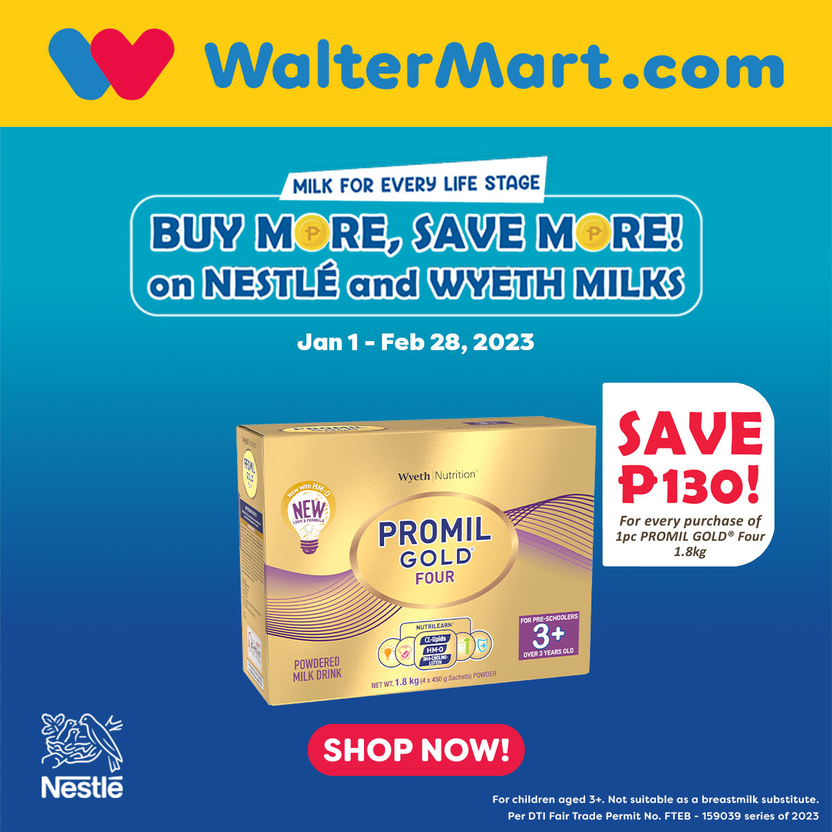 thumbnail - Walter Mart offer  - 1.2.2023 - 28.2.2023 - Sales products - powdered milk. Page 6.