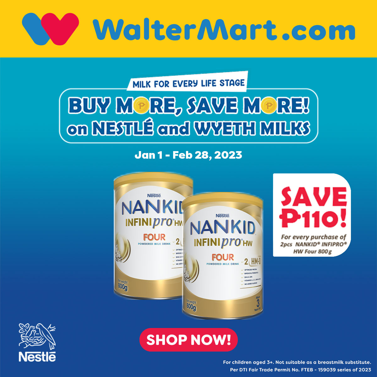 thumbnail - Walter Mart offer  - 1.2.2023 - 28.2.2023 - Sales products - powdered milk. Page 7.
