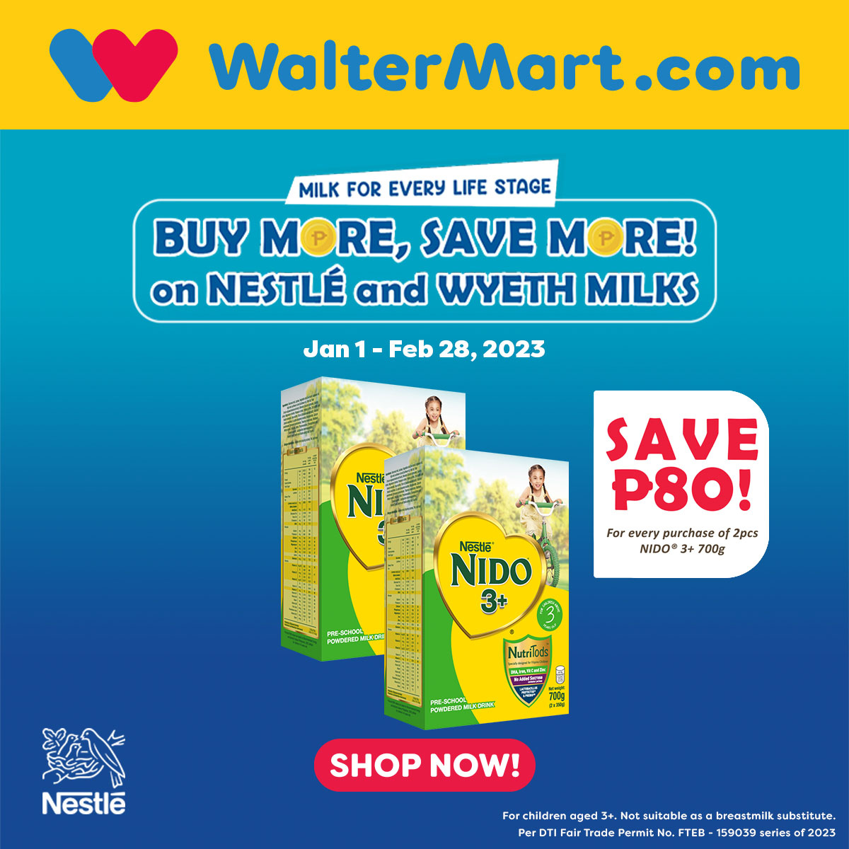 thumbnail - Walter Mart offer  - 1.2.2023 - 28.2.2023 - Sales products - powdered milk. Page 11.