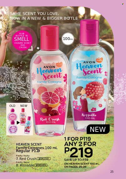 thumbnail - Avon offer  - 1.3.2023 - 31.3.2023 - Sales products - Avon, cologne. Page 25.