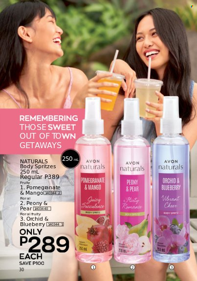 Avon offer  - 1.3.2023 - 31.3.2023 - Sales products - Avon, pomegranate. Page 30.