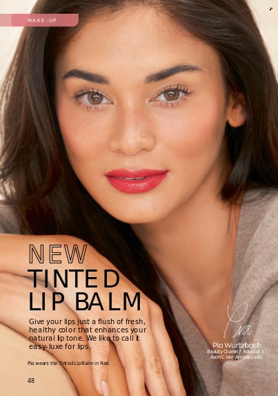 thumbnail - Avon offer  - 1.3.2023 - 31.3.2023 - Sales products - Avon, lip balm, makeup. Page 48.