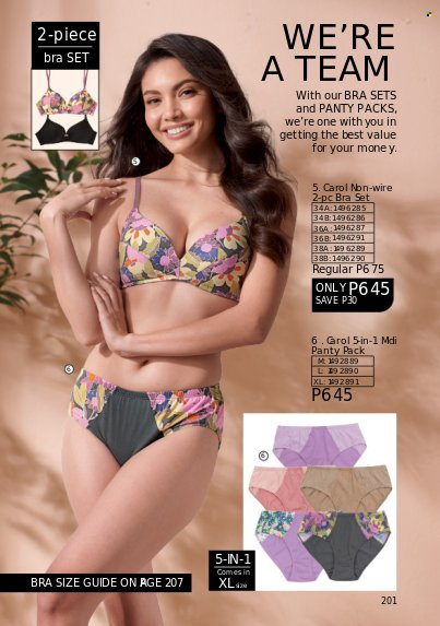 thumbnail - Avon offer  - 1.3.2023 - 31.3.2023 - Sales products - bra. Page 201.