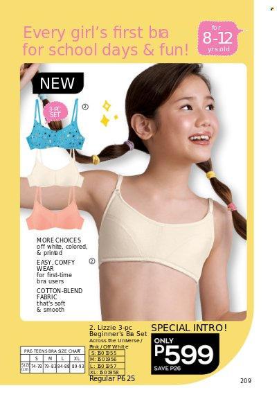 thumbnail - Avon offer  - 1.3.2023 - 31.3.2023 - Sales products - bra. Page 209.
