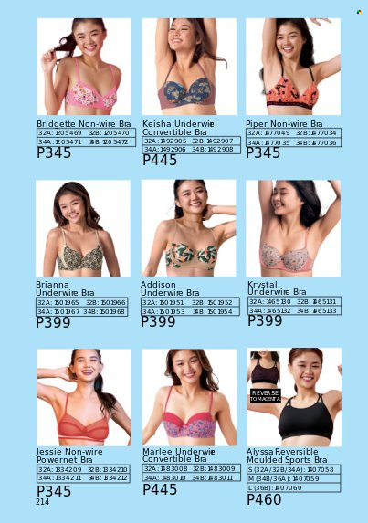 thumbnail - Avon offer  - 1.3.2023 - 31.3.2023 - Sales products - bra. Page 214.