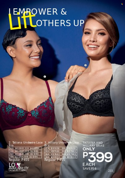 thumbnail - Avon offer  - 1.3.2023 - 31.3.2023 - Sales products - bra. Page 233.
