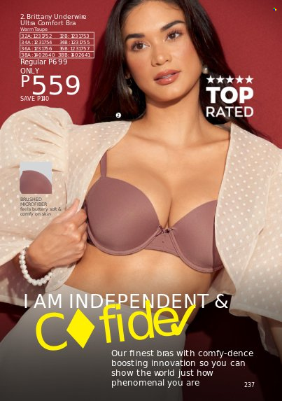 thumbnail - Avon offer  - 1.3.2023 - 31.3.2023 - Sales products - bra. Page 237.