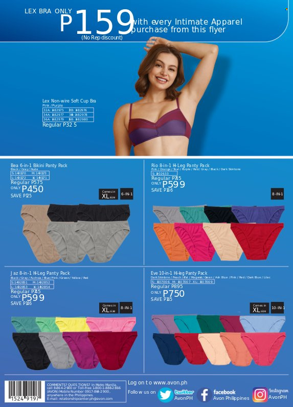 thumbnail - Avon offer  - 18.3.2023 - 31.3.2023 - Sales products - Avon, cup, bikini, bra. Page 20.