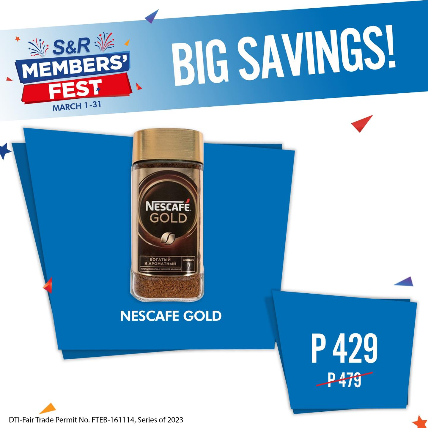 thumbnail - S&R Membership Shopping offer  - 1.3.2023 - 31.3.2023 - Sales products - Nescafé. Page 14.