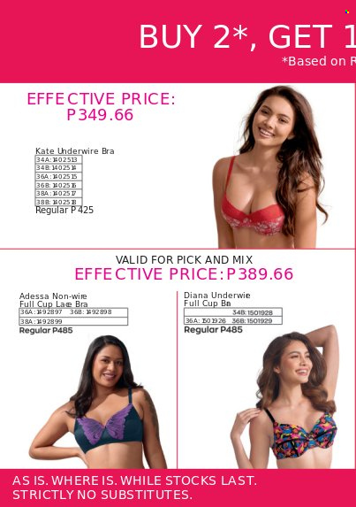 Avon offer  - 15.3.2023 - 22.3.2023 - Sales products - cup, bra. Page 8.