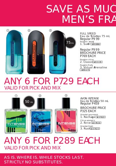 Avon offer  - 16.3.2023 - 22.3.2023 - Sales products - Avon. Page 8.