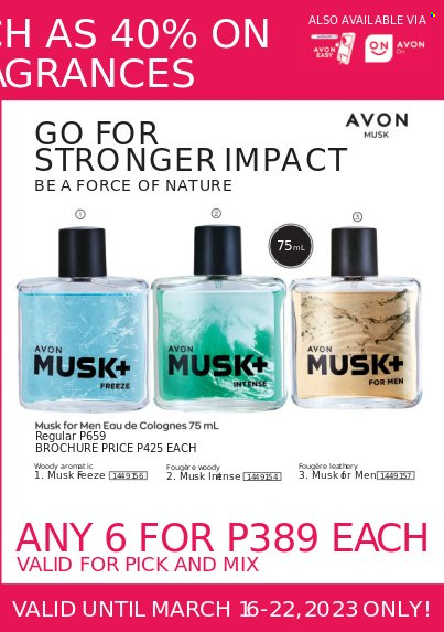 thumbnail - Avon offer  - 16.3.2023 - 22.3.2023 - Sales products - Avon. Page 9.