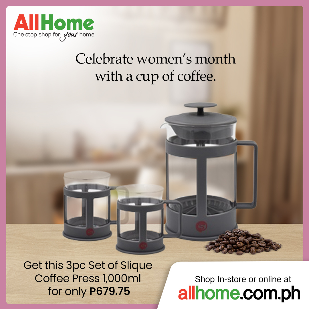 AllHome offer  - Sales products - French press. Page 3.