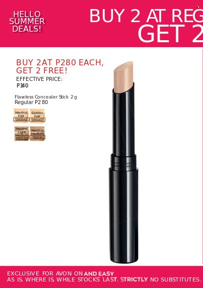 thumbnail - Avon offer  - 19.3.2023 - 21.3.2023 - Sales products - Avon, corrector. Page 2.