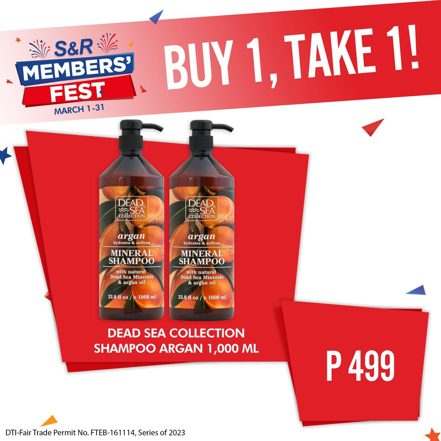 thumbnail - S&R Membership Shopping offer  - 1.3.2023 - 31.3.2023 - Sales products - shampoo, argan oil. Page 90.
