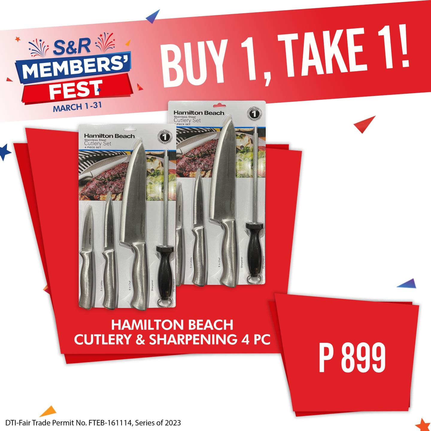 thumbnail - S&R Membership Shopping offer  - 1.3.2023 - 31.3.2023 - Sales products - cutlery set. Page 51.