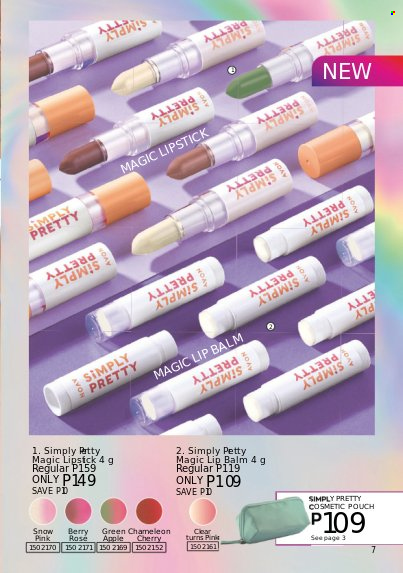 thumbnail - Avon offer  - 1.4.2023 - 30.4.2023 - Sales products - lip balm, lipstick. Page 7.