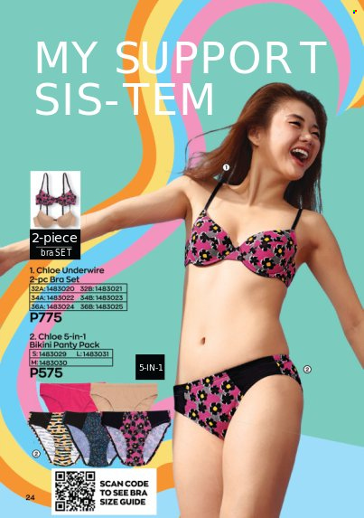 thumbnail - Avon offer  - 1.4.2023 - 30.4.2023 - Sales products - Chloé, bikini, bra. Page 24.