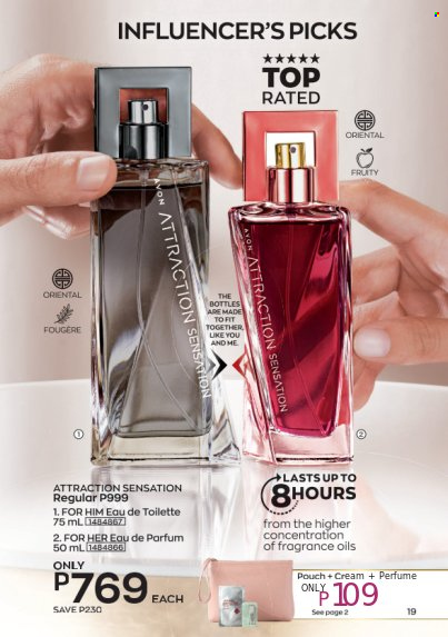 thumbnail - Avon offer  - 1.5.2023 - 31.5.2023 - Sales products - Avon, eau de parfum, eau de toilette, fragrance. Page 19.