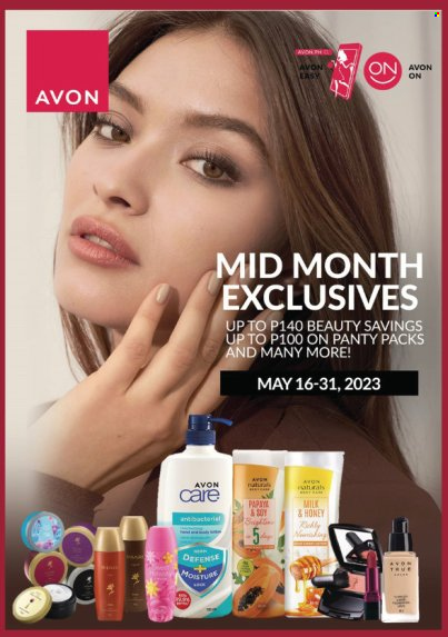 Avon offer  - 16.5.2023 - 31.5.2023 - Sales products - Avon. Page 1.