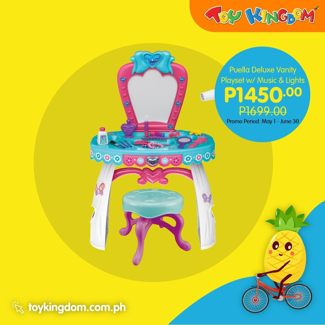 thumbnail - Toy Kingdom offer  - 1.5.2023 - 30.6.2023 - Sales products - vanity, play set, toys. Page 1.