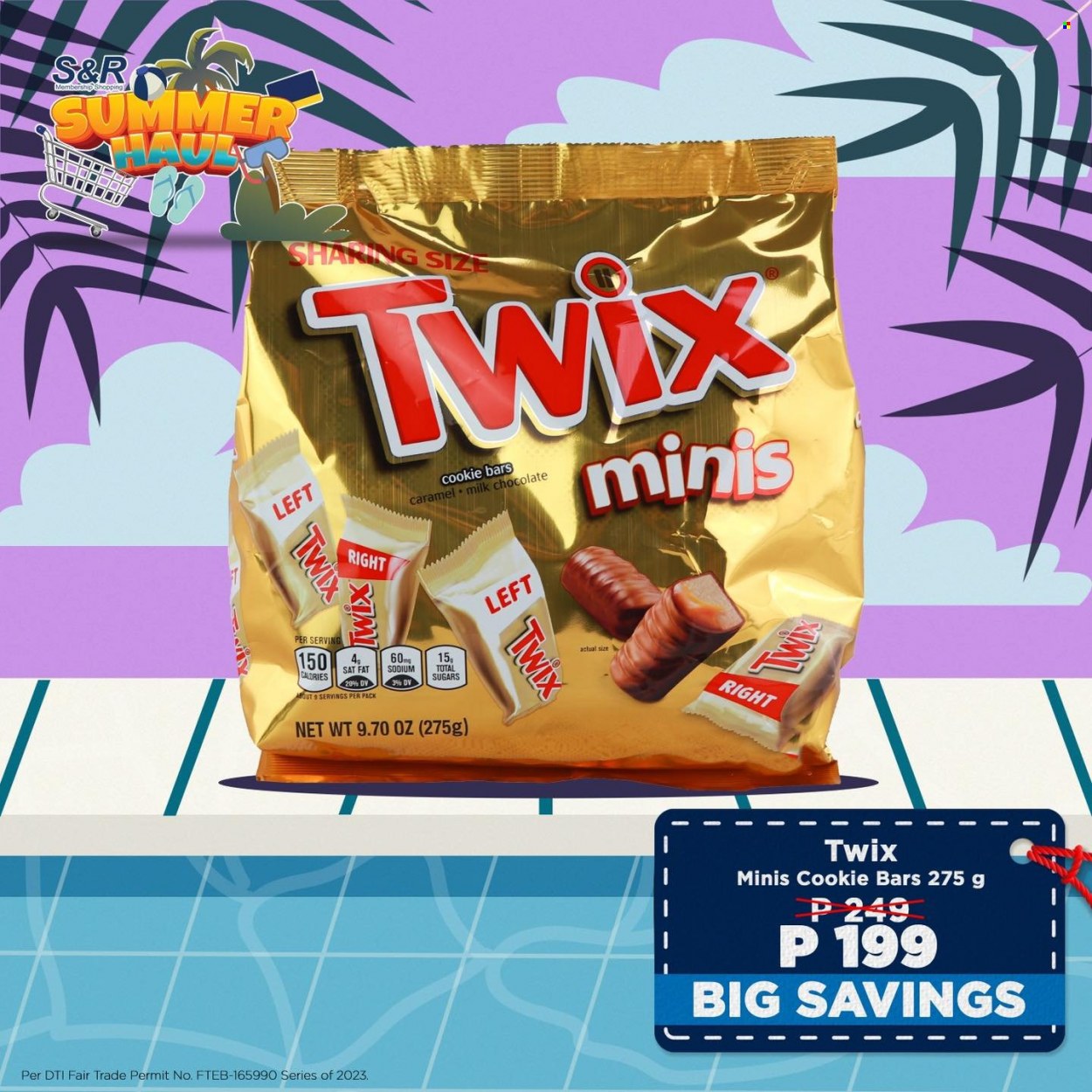 S&R Membership Shopping offer  - Sales products - milk chocolate, chocolate, Twix, caramel. Page 5.