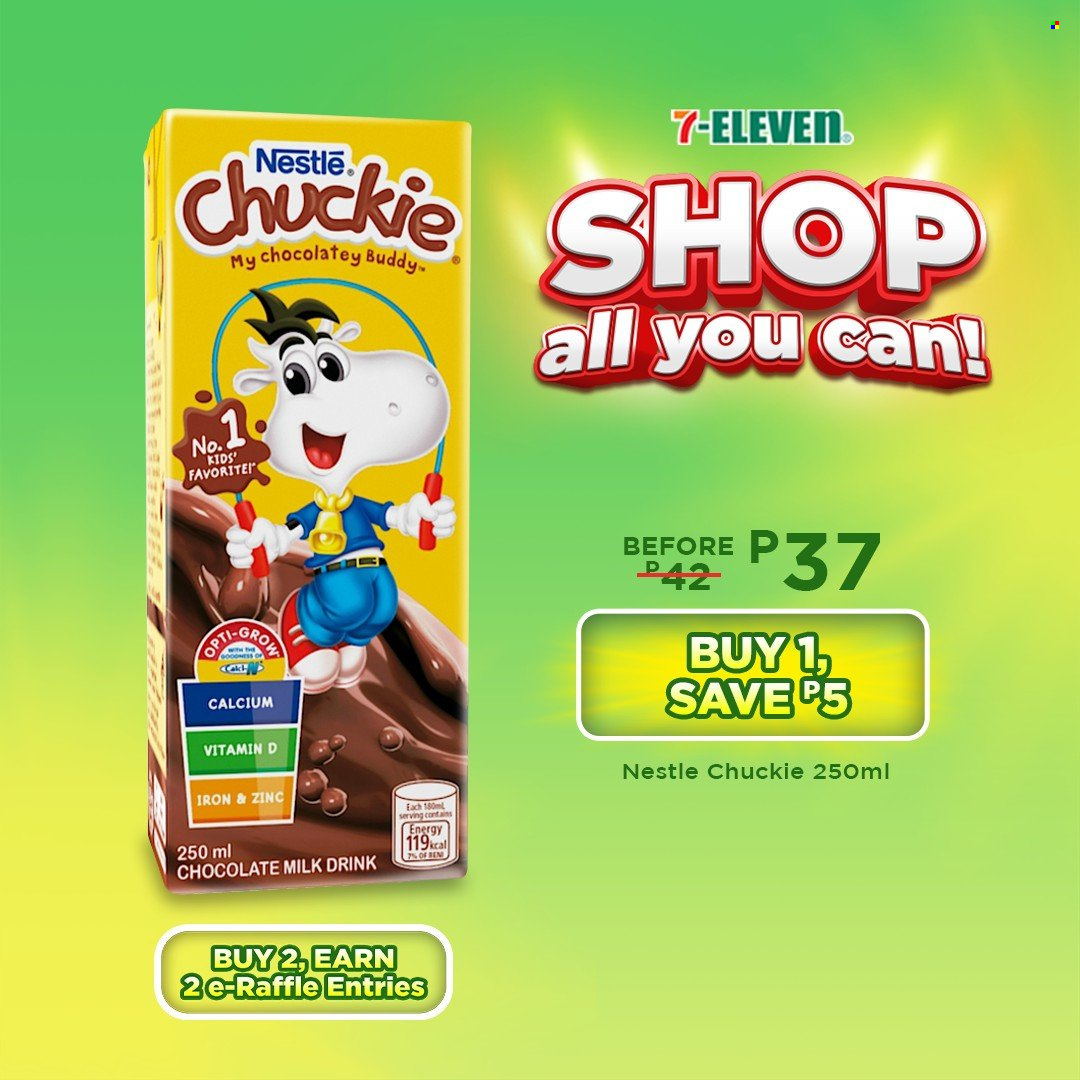 thumbnail - 7 Eleven offer  - 17.5.2023 - 27.6.2023 - Sales products - milk, milk chocolate, Nestlé. Page 11.