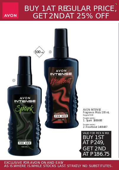 Avon offer  - 27.5.2023 - 30.5.2023 - Sales products - Avon, fragrance. Page 4.