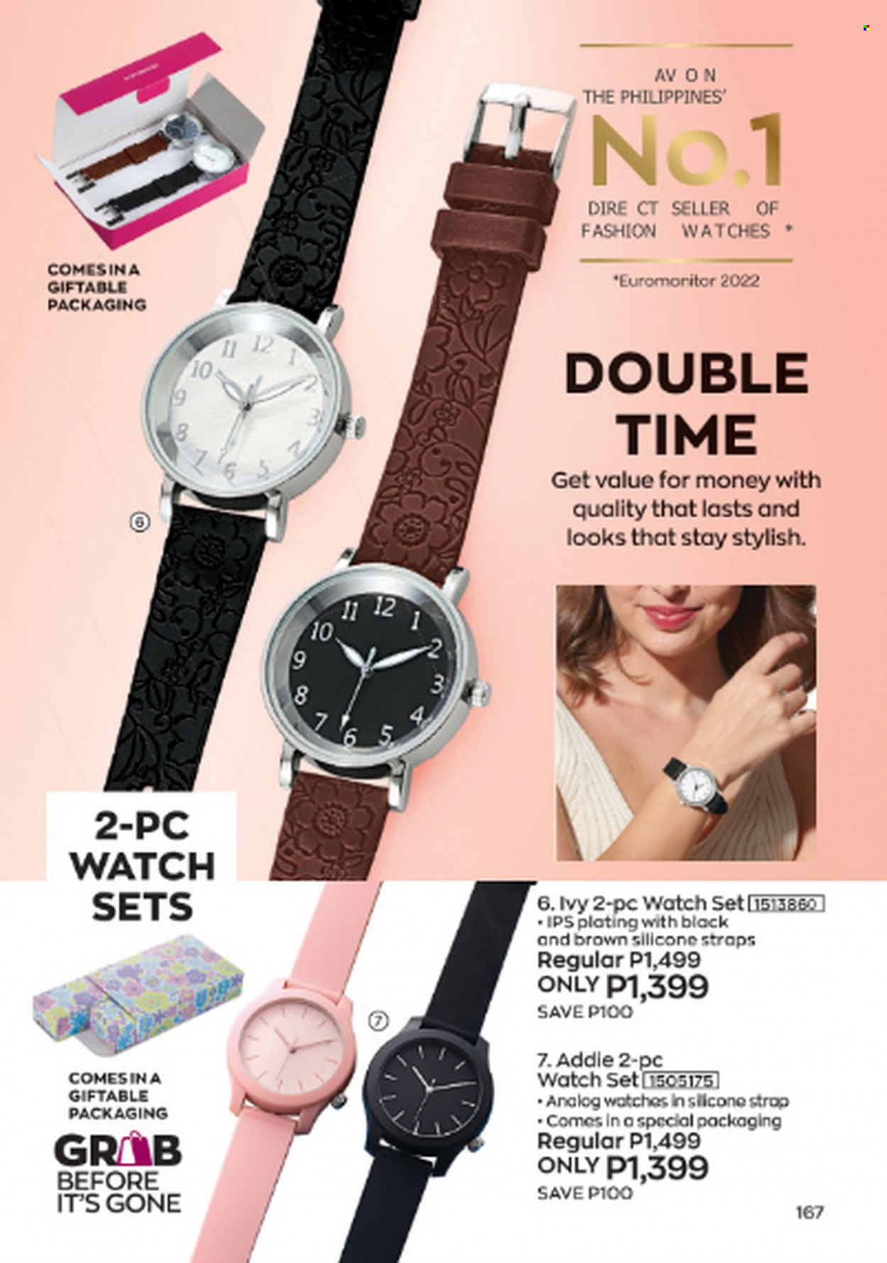 thumbnail - Avon offer  - 1.6.2023 - 30.6.2023 - Sales products - watch. Page 167.