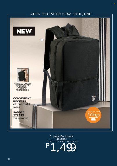 thumbnail - Avon offer  - 1.6.2023 - 30.6.2023 - Sales products - bag, backpack. Page 8.