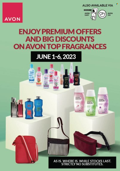 thumbnail - Avon offer  - 1.6.2023 - 6.6.2023 - Sales products - Avon. Page 1.