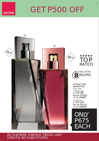 thumbnail - Avon offer  - 1.6.2023 - 6.6.2023 - Sales products - Avon, eau de parfum, eau de toilette. Page 6.