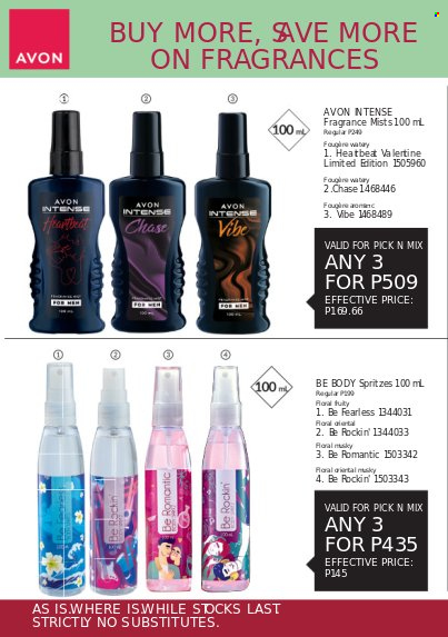 thumbnail - Avon offer  - 3.6.2023 - 8.6.2023 - Sales products - Be Romantic, Avon, fragrance. Page 4.