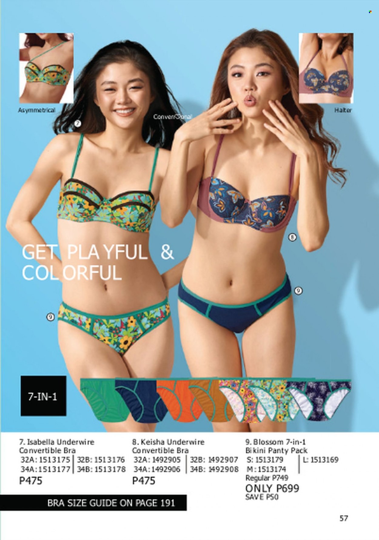 Avon offer  - 1.9.2023 - 30.9.2023 - Sales products - bikini, bra. Page 55.