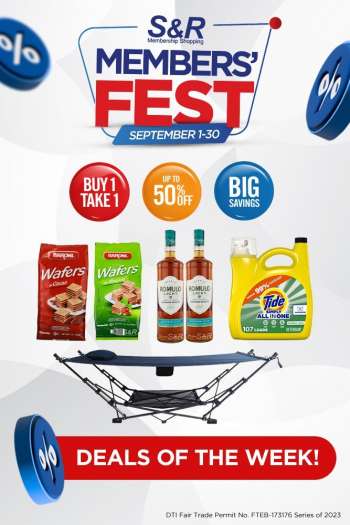 S&R Membership Shopping promo