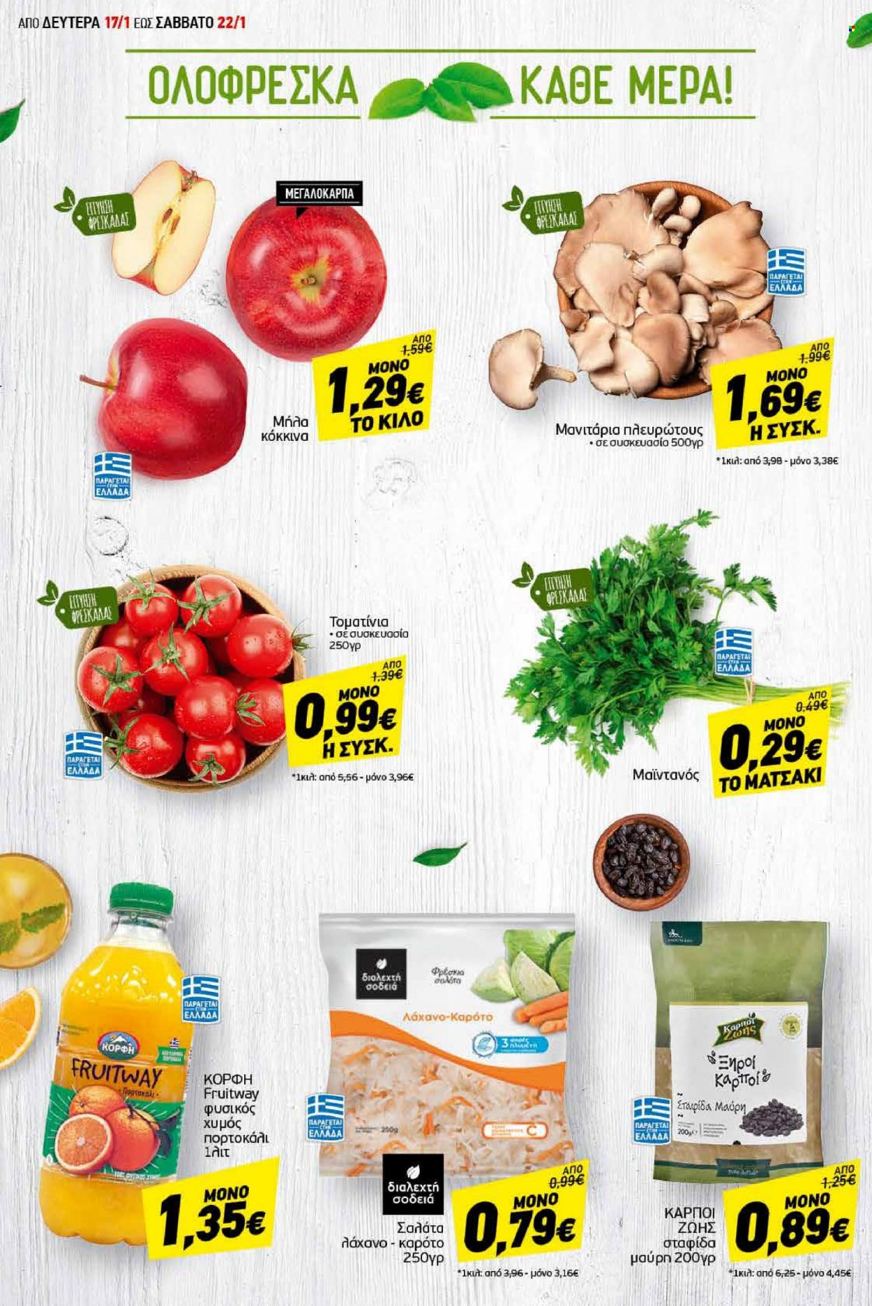 thumbnail - Φυλλάδια Discount Markt - 17.01.2022 - 22.01.2022 - Εκπτωτικά προϊόντα - λάχανο, μαϊντανός, μήλα, χυμός πορτοκάλι. Σελίδα 2.