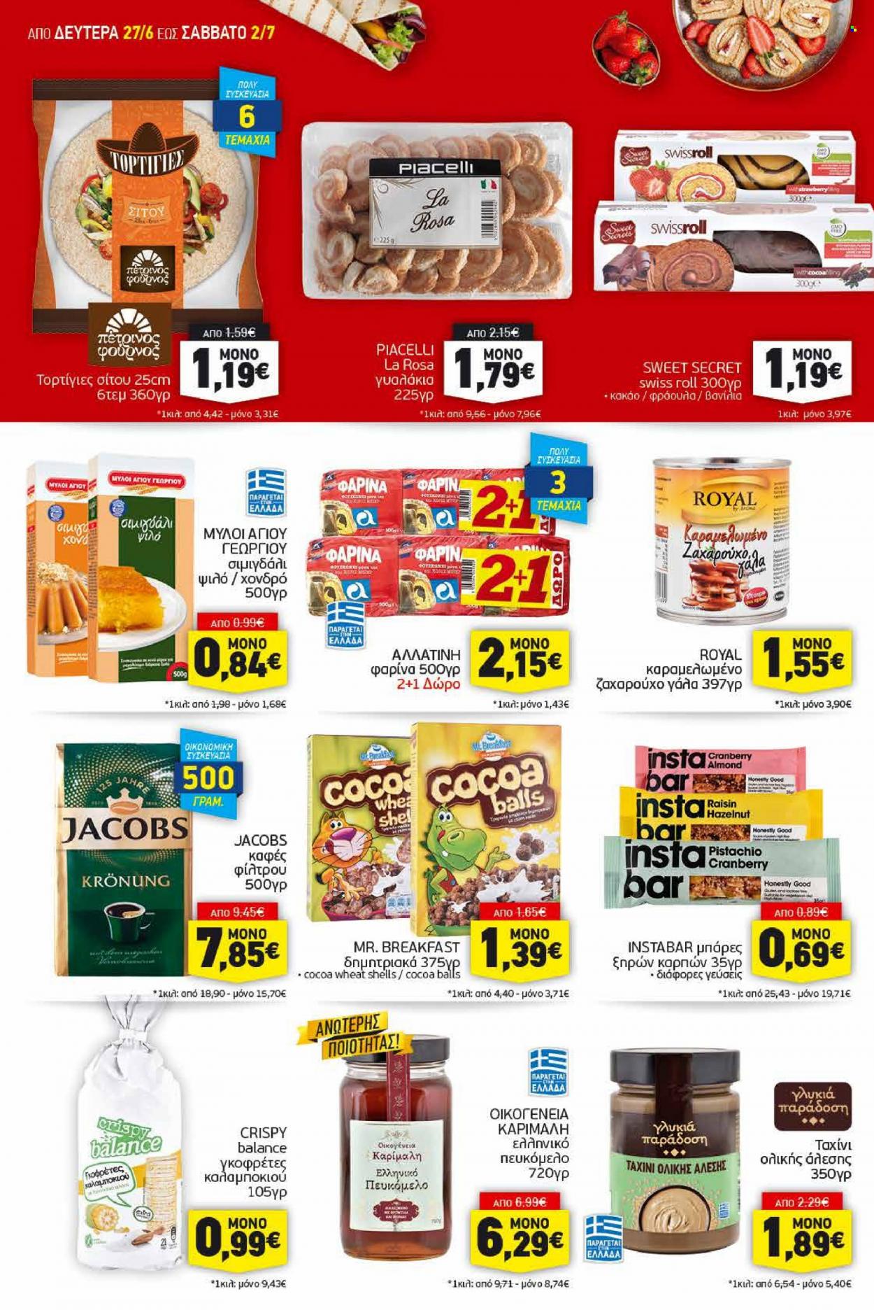 thumbnail - Φυλλάδια Discount Markt - 27.06.2022 - 02.07.2022 - Εκπτωτικά προϊόντα - καλαμπόκι, γάλα, γκοφρέτες, Jacobs, καφές, κρασί. Σελίδα 8.