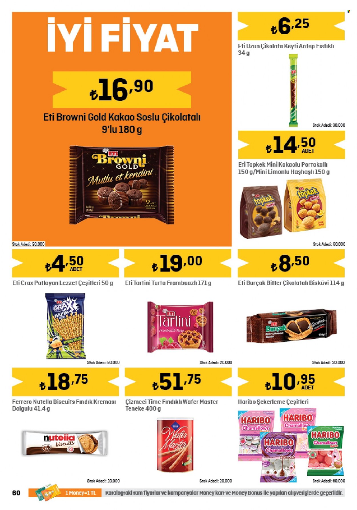 thumbnail - Migros aktüel ürünler, broşür  - 2.2.2023 - 2.15.2023 - Satıştaki ürünler - Nutella, kakao. Sayfa 60.