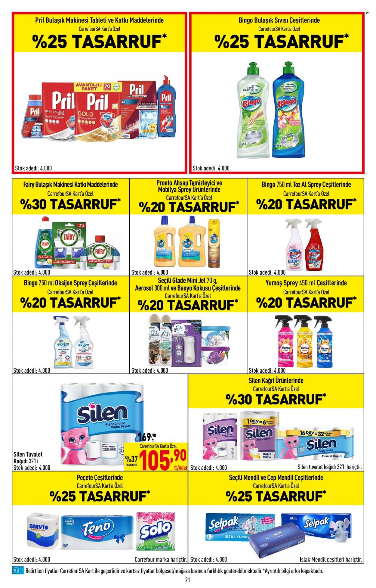 thumbnail - Carrefour aktüel ürünler, broşür  - 2.2.2023 - 2.15.2023 - Satıştaki ürünler - temizleyici. Sayfa 21.
