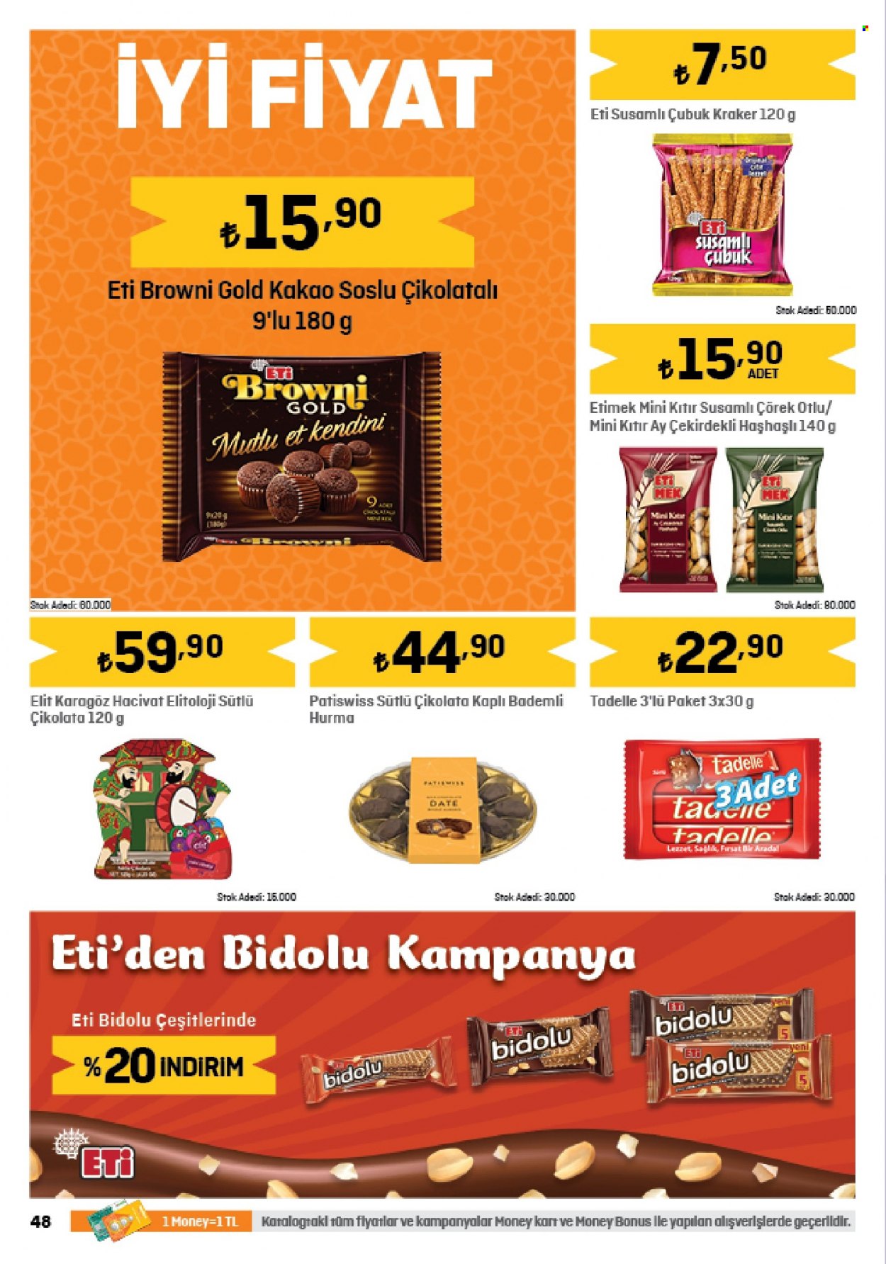 thumbnail - Migros aktüel ürünler, broşür  - 3.16.2023 - 4.5.2023 - Satıştaki ürünler - çikolata, kakao. Sayfa 48.