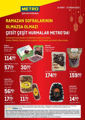Metro katalog - Hurma