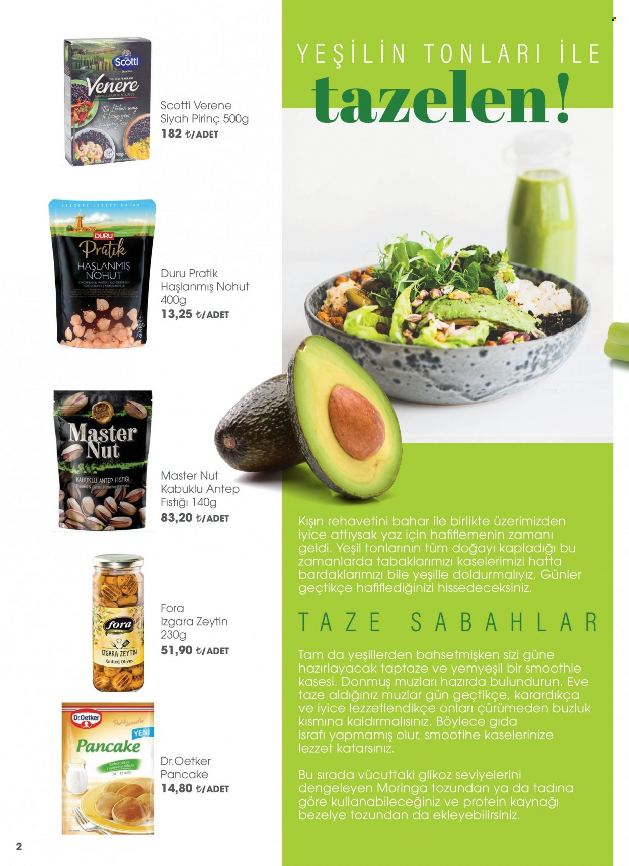 Carrefour Gurme aktüel ürünler, broşür  - 5.15.2023 - 5.31.2023 - Satıştaki ürünler - Haşlanmış Nohut, zeytin, pirinç. Sayfa 2.