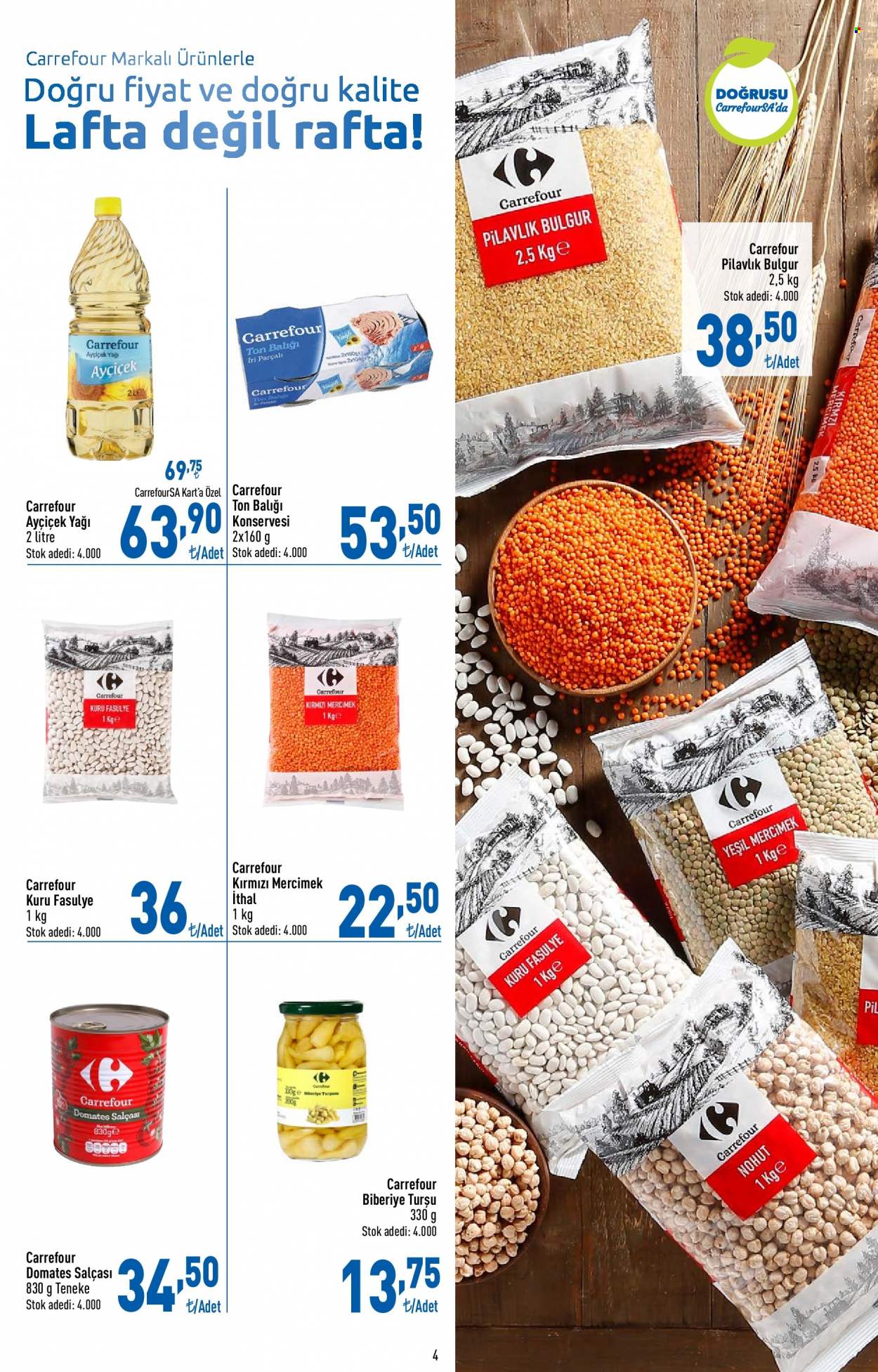 Carrefour aktüel ürünler, broşür  - 5.18.2023 - 5.31.2023 - Satıştaki ürünler - ayçiçek yağı, yağı, biberiye. Sayfa 4.