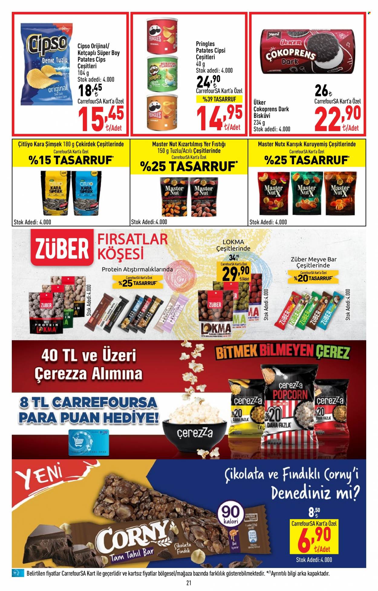 thumbnail - Carrefour aktüel ürünler, broşür  - 5.18.2023 - 5.31.2023 - Satıştaki ürünler - Ülker, bisküvi. Sayfa 21.