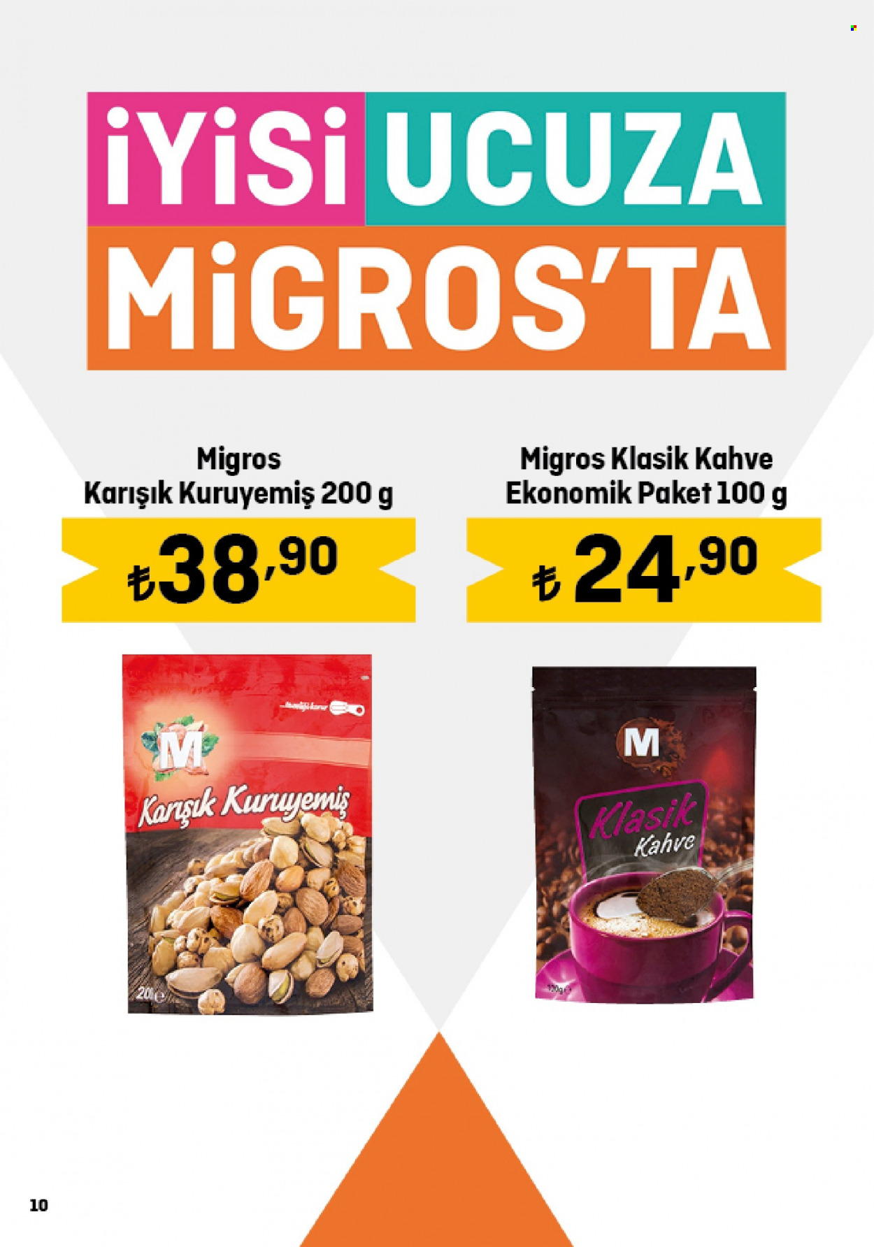 thumbnail - Migros aktüel ürünler, broşür  - 5.18.2023 - 5.31.2023 - Satıştaki ürünler - kahve. Sayfa 10.