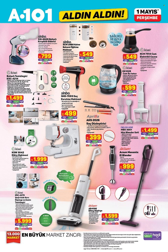 A101 katalog. Sayfa 1