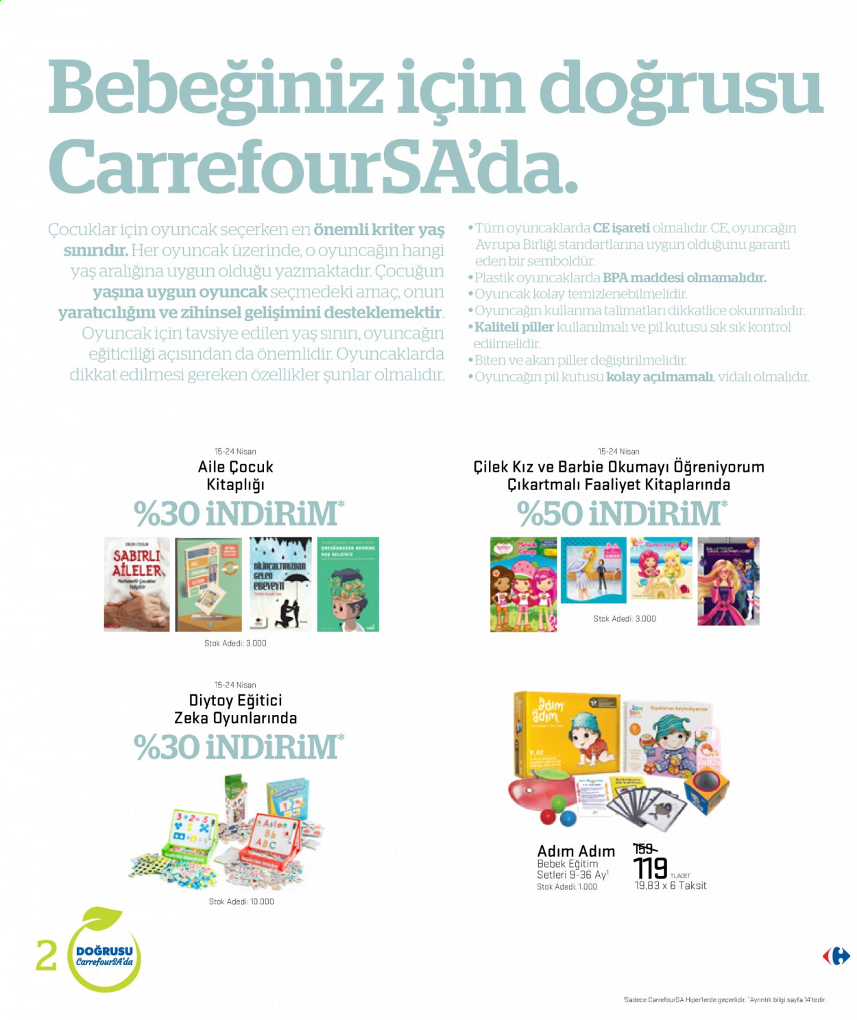 thumbnail - Carrefour aktüel ürünler, broşür  - 4.17.2021 - 4.30.2021 - Satıştaki ürünler - pil. Sayfa 2.